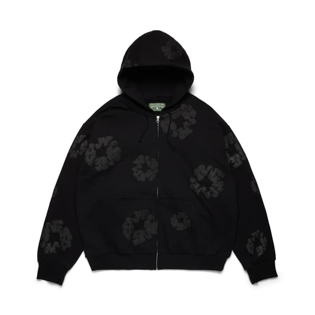 [ M ] 데님티어스 모노 후드집업 블랙