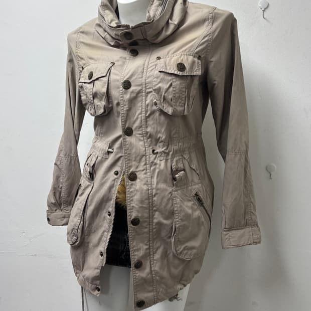 Y2K Bono-Hood Strap Detail Multi Pocket 