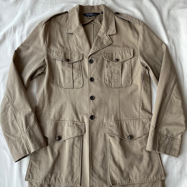 폴로 랄프로렌 사파리 필드자켓 베이지 L