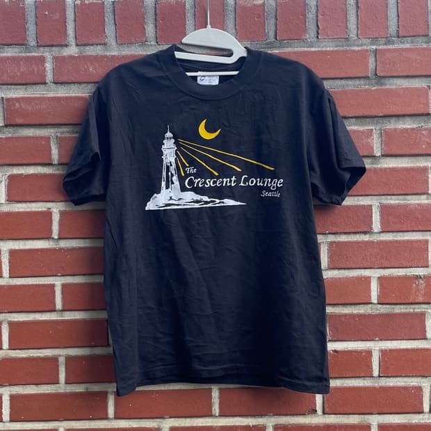 Port & Company 크레센트 라운지 블랙 반팔