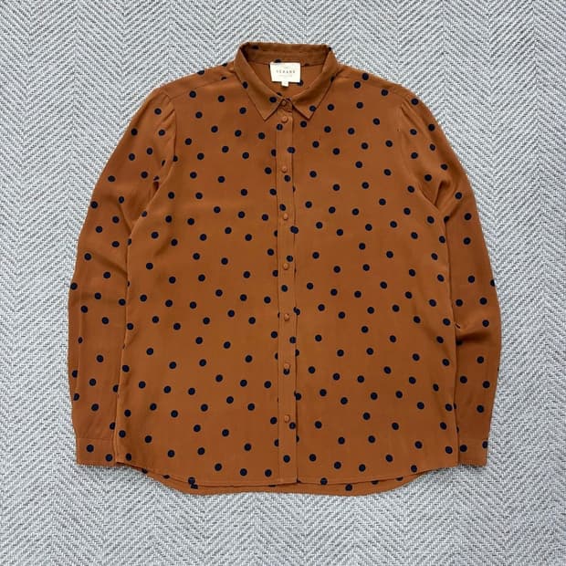 세잔 도트 블라우스 v2375