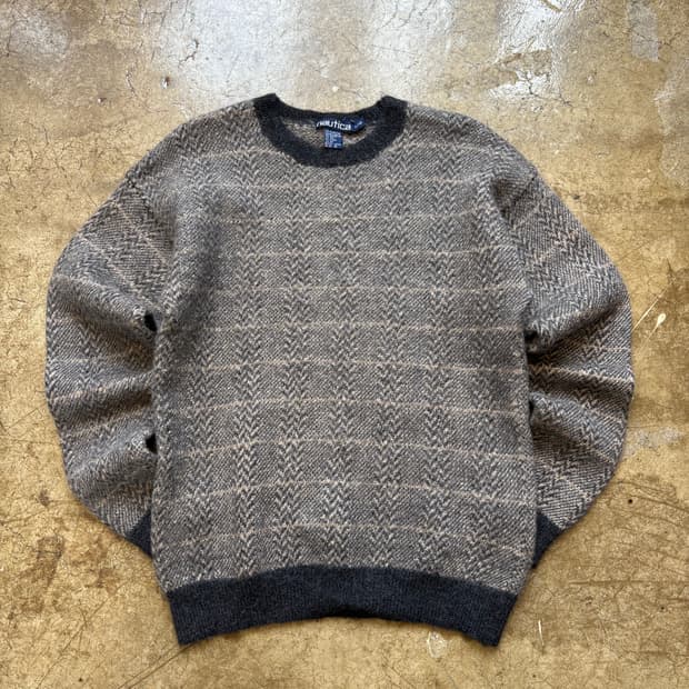 90s 노티카 빈티지 알파카 니트