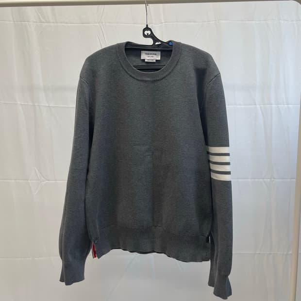 [N/신형] 톰브라운 밀라노 스티치 니트 그레이 [5]