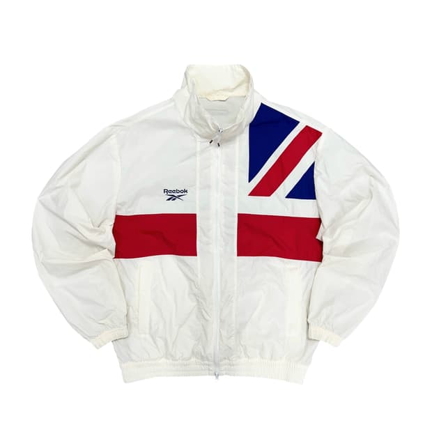 리복 아이보리 유니언잭 바람막이(90)