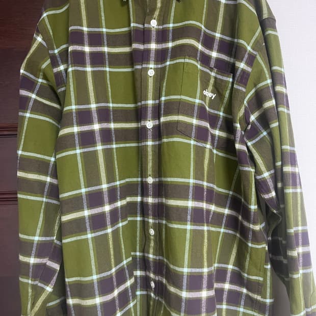 오베이 체크셔츠