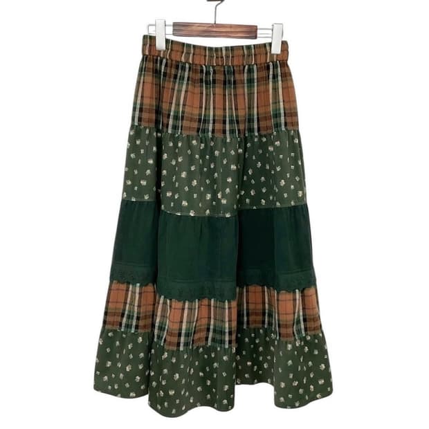 써스데이 아일랜드 스커트 그린