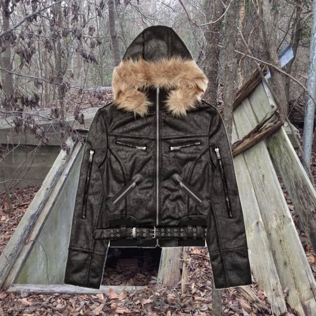 Racer worldwide 퍼 후드봄버 S사이즈