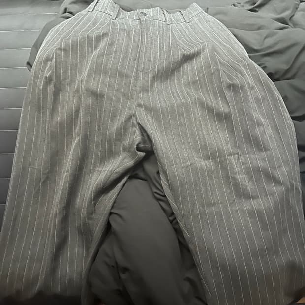 노운 와이드 테이퍼드 슬랙스 ( 1size )