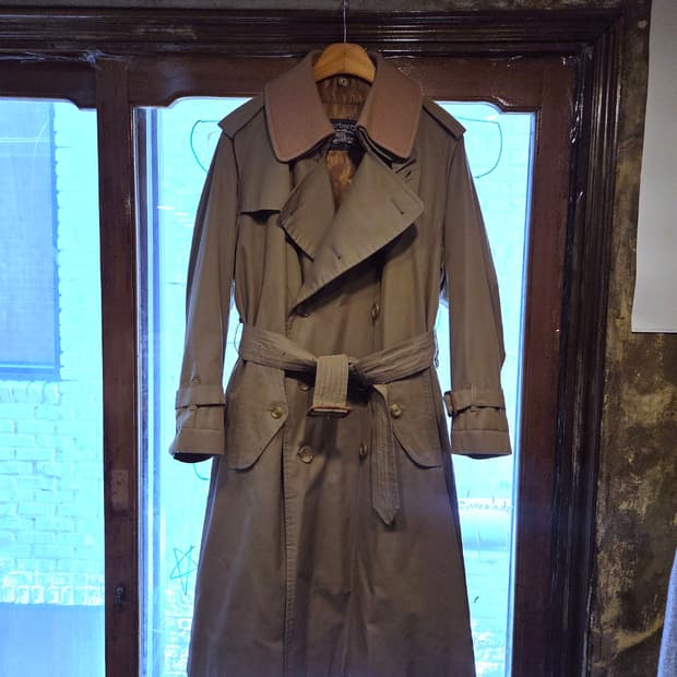 버버리 원패널 트렌치코트 