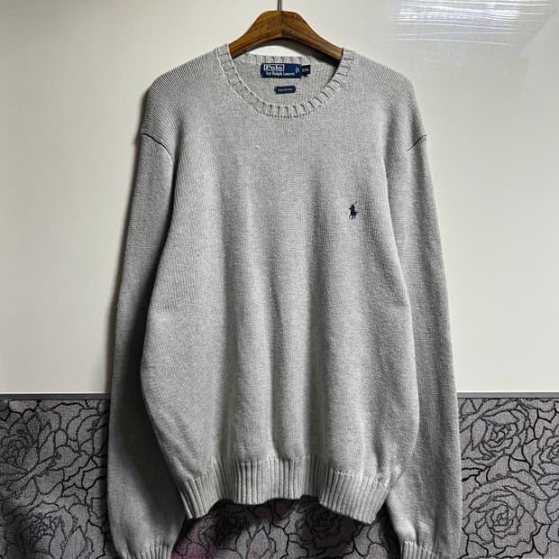 폴로 랄프로렌 그레이 니트 XXL