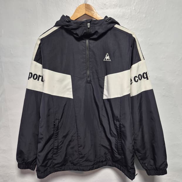 *무배*르꼬끄 스포르티브 후드 아노락 바람막이 S사이즈(상태A급)