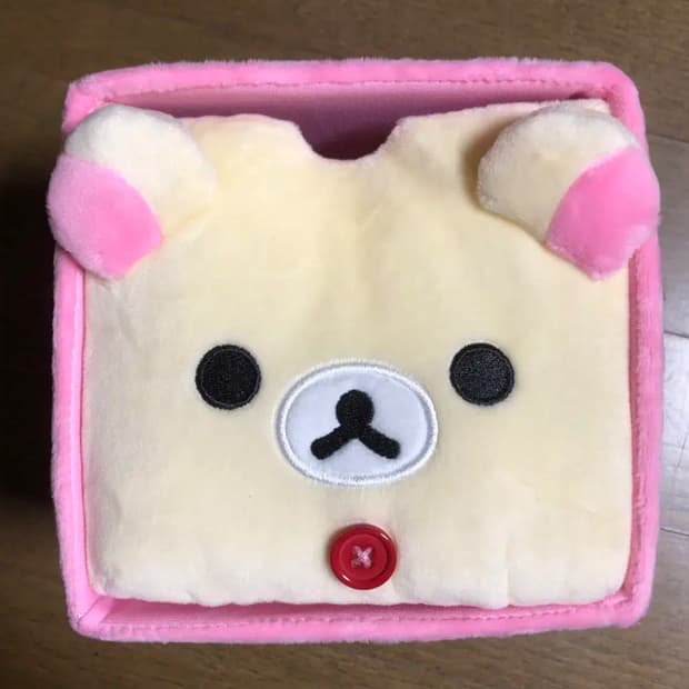 코리락쿠마 얼굴 인형 서랍 체스트