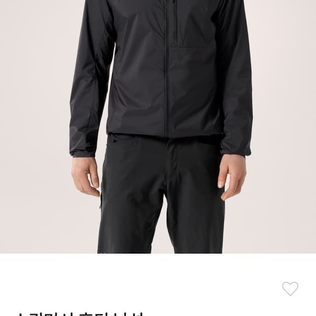 26ss 아크테릭스 스쿼미시후디 L (새상품)