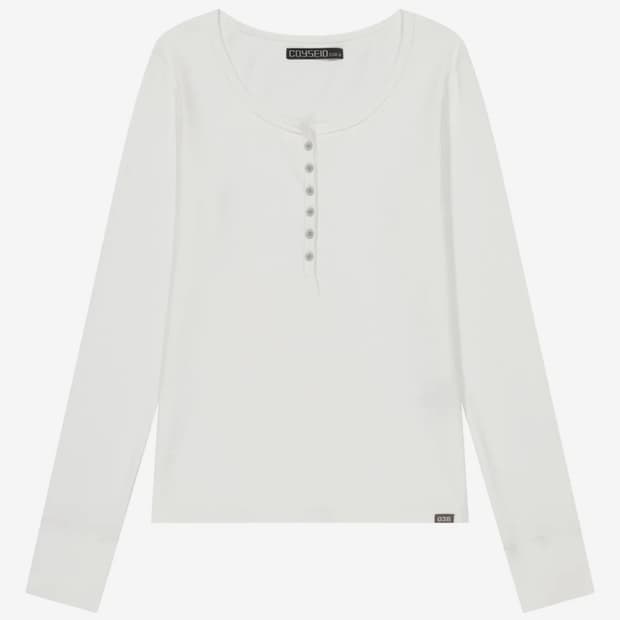 코이세이오038 038 BUTTON LONG SLEEVE WHITE
