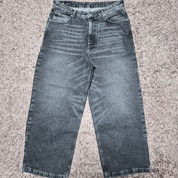 자라 와이드핏 데님 팬츠