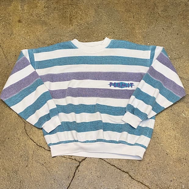 USA 미국 빈티지 PERMIT 맨투맨