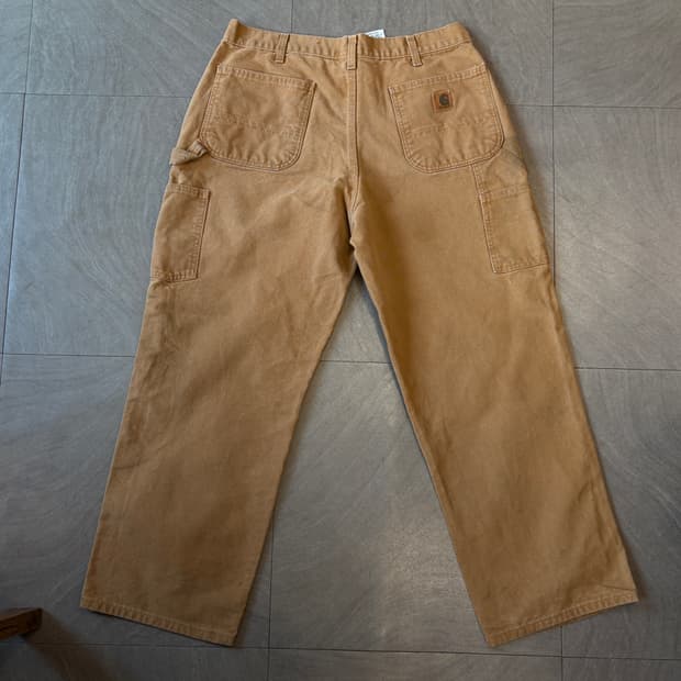 칼하트 정품 오리지널 브라운 카펜터 팬츠 