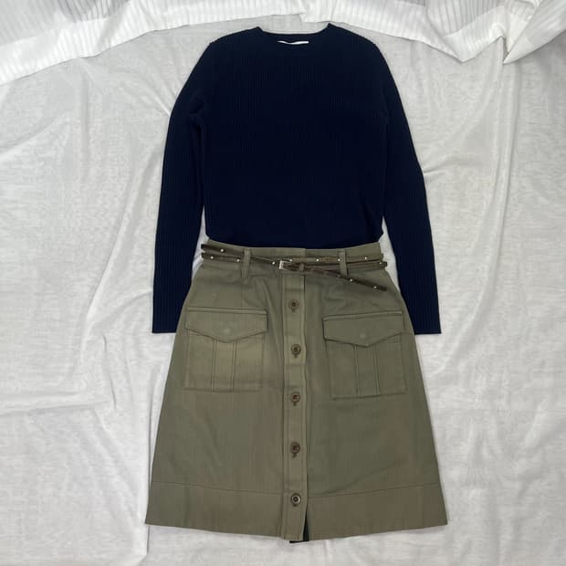 15aw 사카이럭 니트 원피스