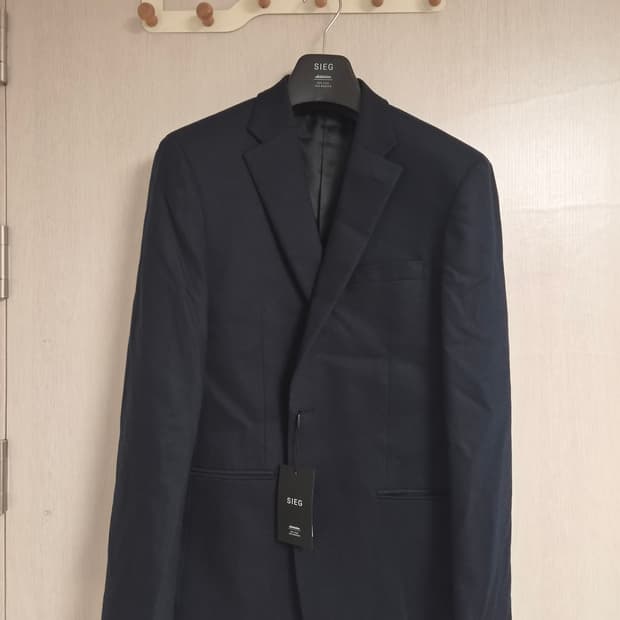 [새상품] 지이크 이태리원단 네이비 정장세트 103/86