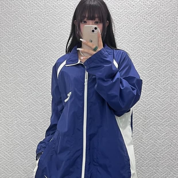 나이키 올드스쿨 빈티지 레트로 오버핏 바람막이 자켓 XL C10740