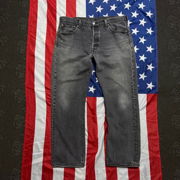  [36]Levi's 501 Black Vintage Denim - 8