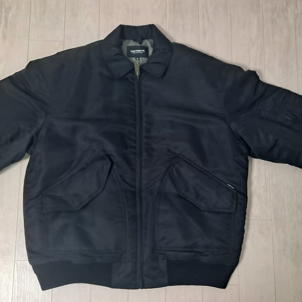CAHARTT WIP OLTEN BOMBER (BLACK) 올텐 봄버