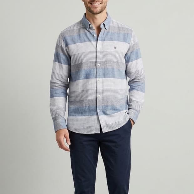 [105]타미힐피거 스트라이프 셔츠