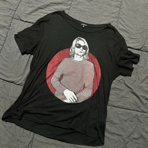 R13 커트코베인 반팔티 M