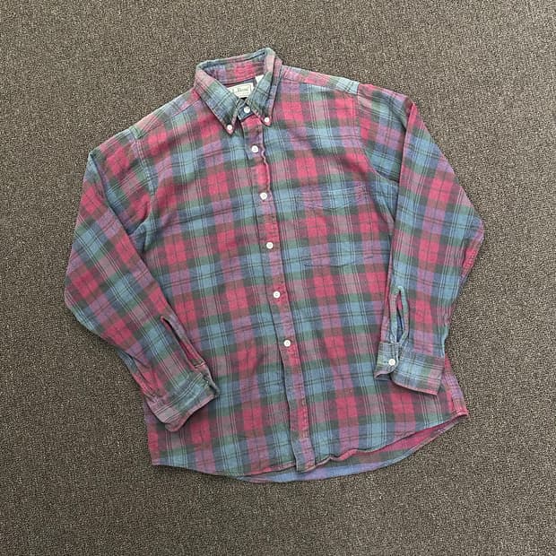 OS)L.L.Bean 빈티지 플란넬 버튼다운 셔츠
