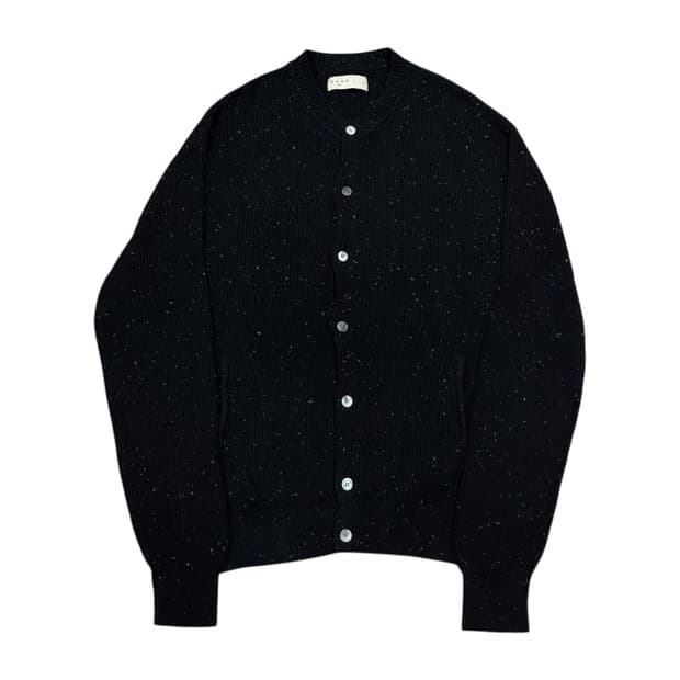 NOUN 노운 넵 얀 크루넥 가디건 블랙 2