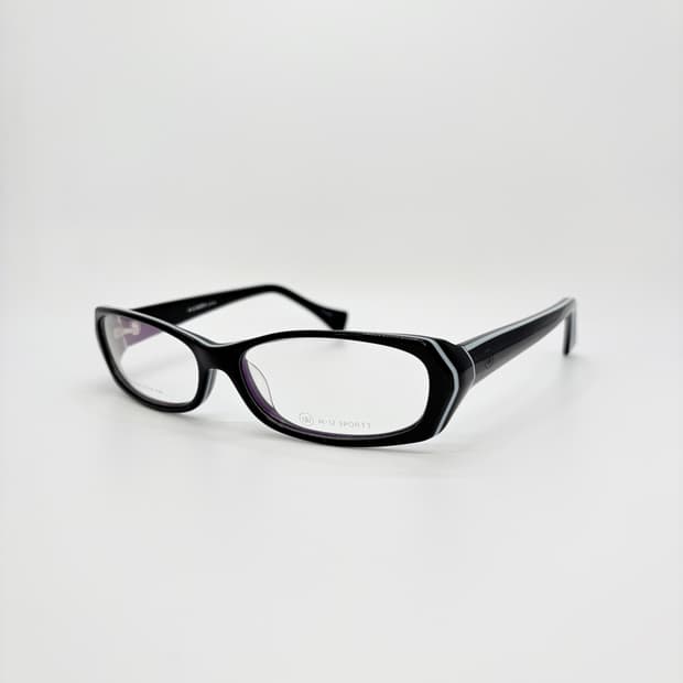 MU SPORTS 블랙 라인 뿔테 