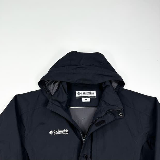 컬럼비아 블랙 풀오버 바람막이 자켓 (M)
