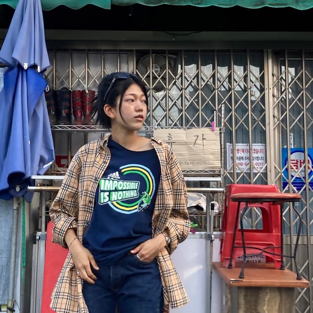 버버리 노바체크 셔츠