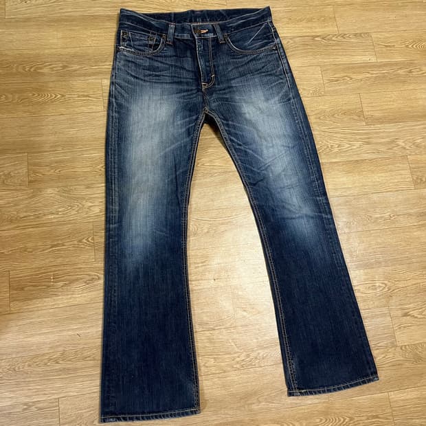 32) 에드윈 512 플레어핏 부츠컷 재팬 데님 진청