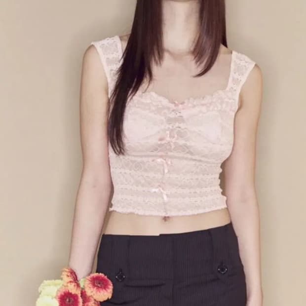 플리즈노팔로우 플노팔 루비탑 핑크