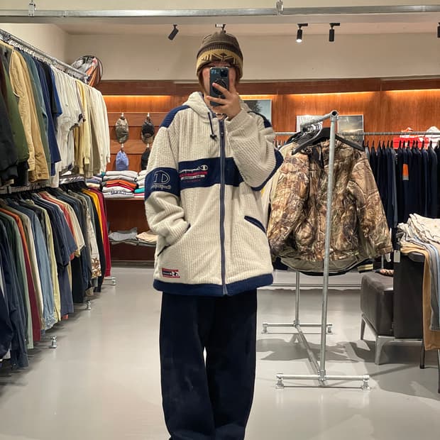 챔피온 올드스쿨 누빔 자켓