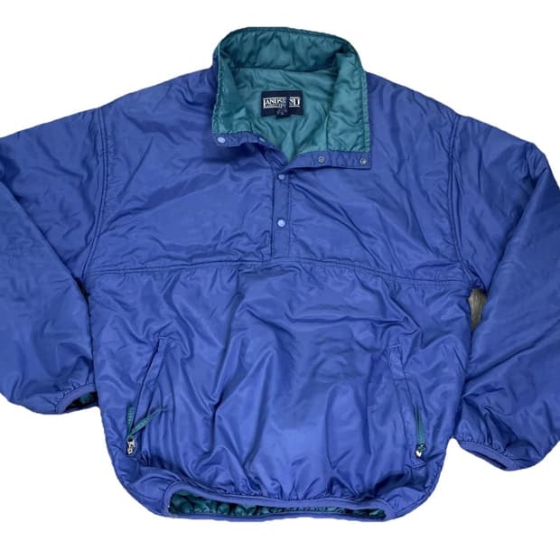 Land End 나일론 풀오버 L 