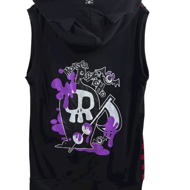 JPN 펑크 베스트 집업1232