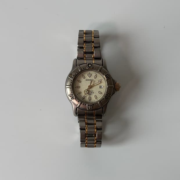 1990s Scuba Titanium Ladies Diver Quartz