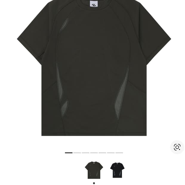 산산기어 팔로잉 패널 티셔츠 머드카키 3사이즈