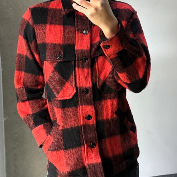 랭글러 90s 매키노 울 체크 셔츠