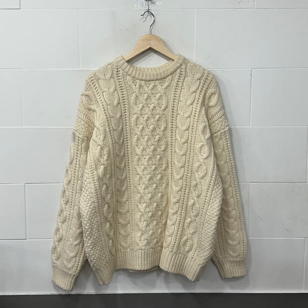 프릭스스토어 헤비웨스트 아란 스웨터