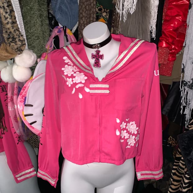 키치 갸루 양키 핑크 세라탑