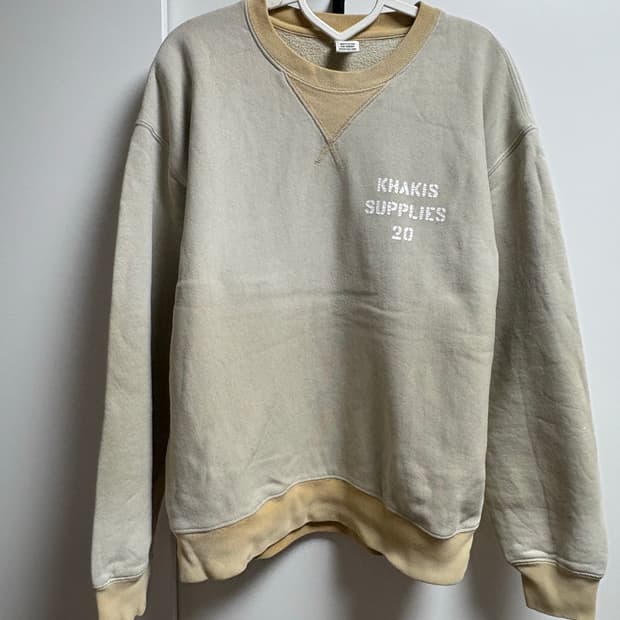 카키스 워싱 맨투맨