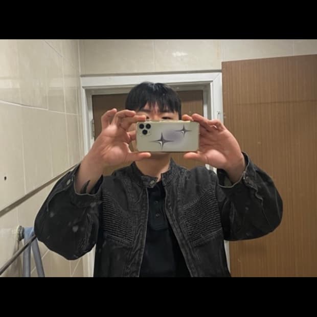 데님 바이커 자켓