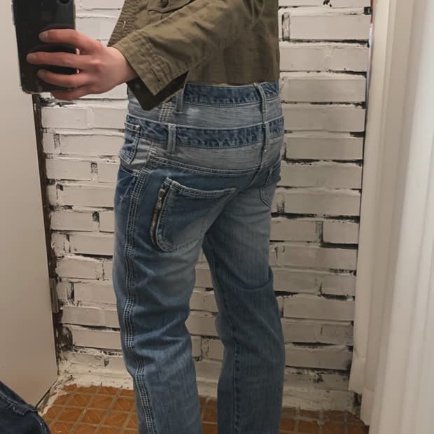 Layered denim