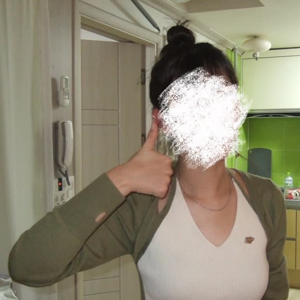 오디너리 홀리데이 볼레로 니트 탑 [OLIVE GREEN]