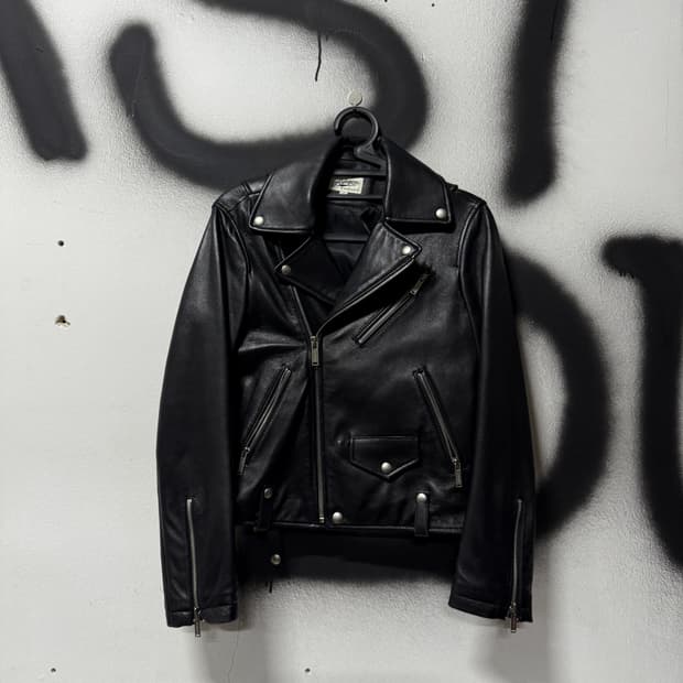 Agingccc 에이징씨씨씨 100% 양가죽 바이커 자켓