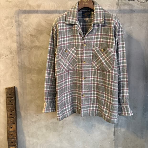 정글스톰 체크셔츠 남성 100