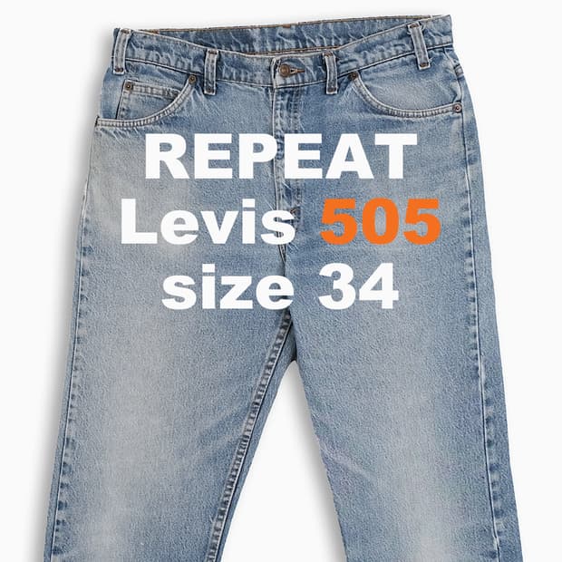 리바이스 505 오렌지탭 중청 90s USA 34인치 OR50536168